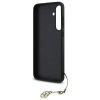 Guess GUHCS24FEGF4GGR S24 FE S721        szary/grey hardcase 4G Charms Collection
