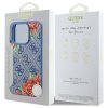 Guess GUHMP16LP4ROPEMCB iPhone 16 Pro    6.3 niebieski/blue hardcase 4G Flowers Print MagSafe