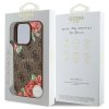 Guess GUHMP16LP4ROPEMCW iPhone 16 Pro    6.3 brązowy/brown hardcase 4G Flowers Print MagSafe