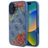 Guess GUHMP16SP4ROPEMCB iPhone 16 6.1   niebieski/blue hardcase 4G Flowers Print MagSafe