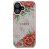 Guess GUHMP16SP4ROPEMCP iPhone 16 6.1   różowy/pink hardcase 4G Flowers Print MagSafe