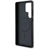 Etui Guess 4G Round Patch Classic Logo   MagSafe do Samsung Galaxy S25 Ultra brązowy