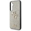 Etui Guess Fixed Glitter Big 4G Metal    Logo do Samsung Galaxy S25 złoty