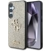 Etui Guess Fixed Glitter Big 4G Metal    Logo do Samsung Galaxy S25+ złoty