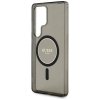 Etui Guess Glitter Circle Classic Logo   MagSafe do Samsung Galaxy S25 Ultra czarny
