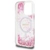 Etui Guess HC Resin Bottom Glitter do    iPhone 16 Pro MagSafe różowy