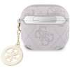 Etui Guess 4G Strass Charm do AirPods 4  różowy