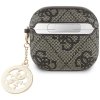 Etui Guess 4G Strass Charm do AirPods 4  brązowy