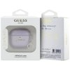 Etui Guess Metallic Script Charm do      AirPods 4 fioletowy