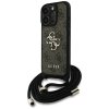 Etui Guess 4G Big Logo Cord Stap         Crossbody do iPhone 16 Pro brązowy