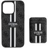 Etui Guess 4G Stripes z portfelem        Magsafe do iPhone 16 Pro Max czarny