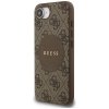 Etui Guess 4G Circle Classic Logo        MagSafe do iPhone 16e brązowy
