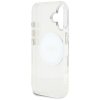 Etui Guess IML Metal Colored Circle      Classic Logo MagSafe do iPhone 16 biały