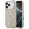 Etui Guess Leather 4G Triangle Strass    MagSafe do iPhone 17 Pro różowy