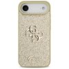 Etui Guess Fixed Glitter Big 4G do       iPhone Air złoty