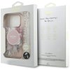 Etui Guess IML Flowers Pearl Strap       MagSafe do iPhone 17 Pro różowy