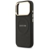 Etui Guess Peony Hot Stamp MagSafe do    iPhone 17 Pro czarny