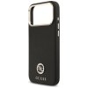 Etui Guess Grained Strass Logo MagSafe   do iPhone 17 Pro Max czarny