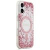 Etui Guess Resin Bottom Glitter MagSafe  do iPhone 17 różowy