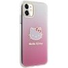 Hello Kitty HKHCN61HDGKEP iPhone 11 / Xr 6.1 różowy/pink hardcase IML Gradient Electrop Kitty Head