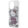 Hello Kitty HKHCP15LHDGPHT iPhone 15 Pro 6.1 biały/white hardcase IML Kitty On Bricks Graffiti