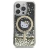 Hello Kitty HKHMP16XLGDIK iPhone 16 Pro  Max 6.9 czarny złoty/black gold hardcase Liquid Glitter Fever MagSafe