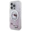 Hello Kitty HKHMP16LLSWKH iPhone 16 Pro  6.3 biały/white hardcase Liquid Glitter Sweet Kitty Bows MagSafe