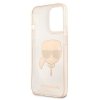 Karl Lagerfeld KLHCP13LKHTUGLGO iPhone 13 Pro / 13 6,1 złoty/gold hardcase Glitter Karl`s Head