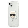 Karl Lagerfeld KLHCP13SKHTUGLS iPhone 13 mini 5,4 srebrny/silver hardcase Glitter Karl`s Head