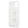 Karl Lagerfeld KLHCP13SKCTUGLS iPhone 13 mini 5,4 srebrny/silver hardcase Glitter Karl`s & Choupette