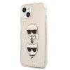 Karl Lagerfeld KLHCP13SKCTUGLGO iPhone13 mini 5,4 złoty/gold hardcase Glitter Karl`s & Choupette