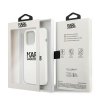 Karl Lagerfeld KLHCP13LSLKLWH iPhone 13 Pro / 13 6,1 Silicone Stack Logo biały/white