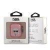 Karl Lagerfeld KLA2UKHGP AirPods 1/2 cover różowy/pink Glitter Karl`s Head