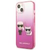Karl Lagerfeld KLHCP13STGKCP iPhone 13mini 5,4 hardcase różowy/pink Gradient Ikonik Karl & Choupette