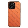 Karl Lagerfeld KLHCP13LPTLO iPhone 13Pro / 13 6,1 hardcase pomarańczowy/orange Perforated Allover