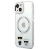 Karl Lagerfeld KLHMP14SHKCT iPhone 14/ 15 / 13 6,1 hardcase przeźroczysty/transparent Karl & Choupette Aluminium Magsafe