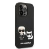 Karl Lagerfeld KLHMP14LSSKCK iPhone 14Pro 6,1 hardcase czarny/black Liquid Silicone Karl & Choupette Magsafe