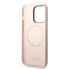 Karl Lagerfeld KLHMP14LSSKCI iPhone 14 Pro 6,1 hardcase jasnoróżowy/light pink Silicone Karl & Choupette Magsafe