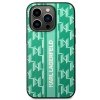 Karl Lagerfeld KLHCP14LPGKLSKN iPhone 14 Pro 6,1 hardcase zielony/green Monogram Stripe