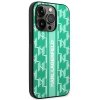 Karl Lagerfeld KLHCP14LPGKLSKN iPhone 14 Pro 6,1 hardcase zielony/green Monogram Stripe