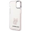 Karl Lagerfeld KLHCP14MCTTRI iPhone 14 Plus / 15 Plus 6,7 hardcase różowy/pink Transparent Choupette Body