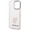 Karl Lagerfeld KLHCP14LCTTRI iPhone 14 Pro 6,1 hardcase różowy/pink Transparent Choupette Body