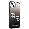 Karl Lagerfeld KLHCP14MTGKCK iPhone 14Plus / 15 Plus 6,7 hardcase czarny/black Gradient Ikonik Karl & Choupette