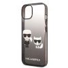 Karl Lagerfeld KLHCP14MTGKCK iPhone 14Plus / 15 Plus 6,7 hardcase czarny/black Gradient Ikonik Karl & Choupette
