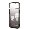 Karl Lagerfeld KLHCP14XTGKCK iPhone 14 Pro Max 6,7 hardcase czarny/black Gradient Ikonik Karl & Choupette