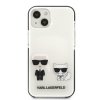 Karl Lagerfeld KLHCP13STPEKCW iPhone 13 mini 5,4 hardcase biały/white Karl&Choupette