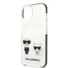 Karl Lagerfeld KLHCP13MTPEKCW iPhone 13 / 14 / 15 6,1 hardcase biały/white Karl&Choupette
