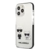Karl Lagerfeld KLHCP13XTPEKCW iPhone 13 Pro Max 6,7 hardcase biały/white Karl&Choupette