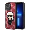 Karl Lagerfeld KLHCP13XPMNIKPI iPhone 13 Pro Max 6,7 hardcase czerwony/red Monogram Ikonik Patch