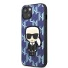 Karl Lagerfeld KLHCP13MPMNIKBL iPhone 13 / 14 / 15 6,1 hardcase niebieski/blue Monogram Ikonik Patch